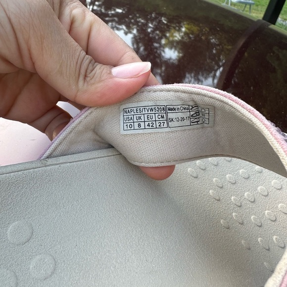 Vionic Pink Tan Sandals with Rhinestone Embellishments - Picture 6 of 6